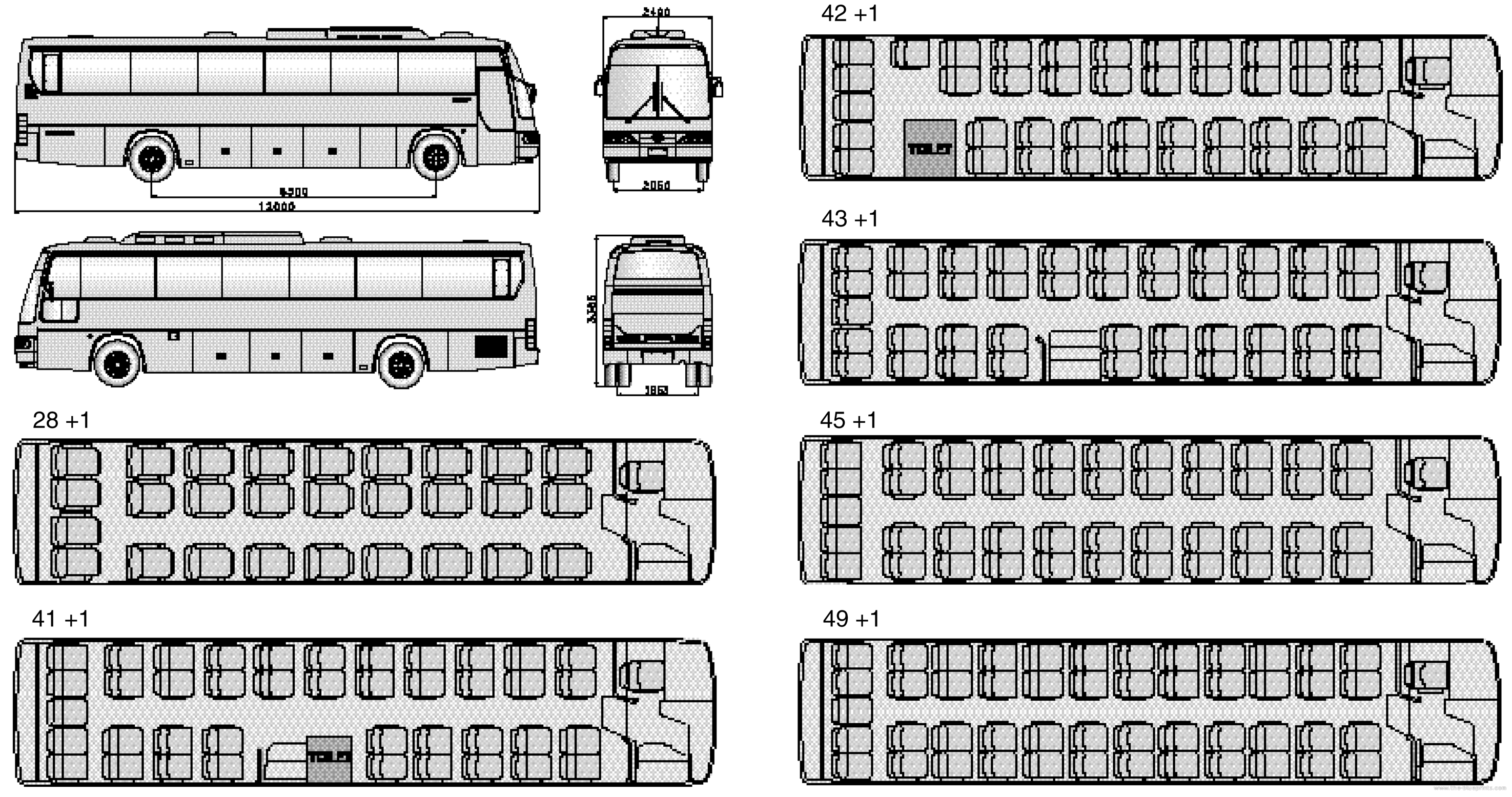 Ман 49 мест схема