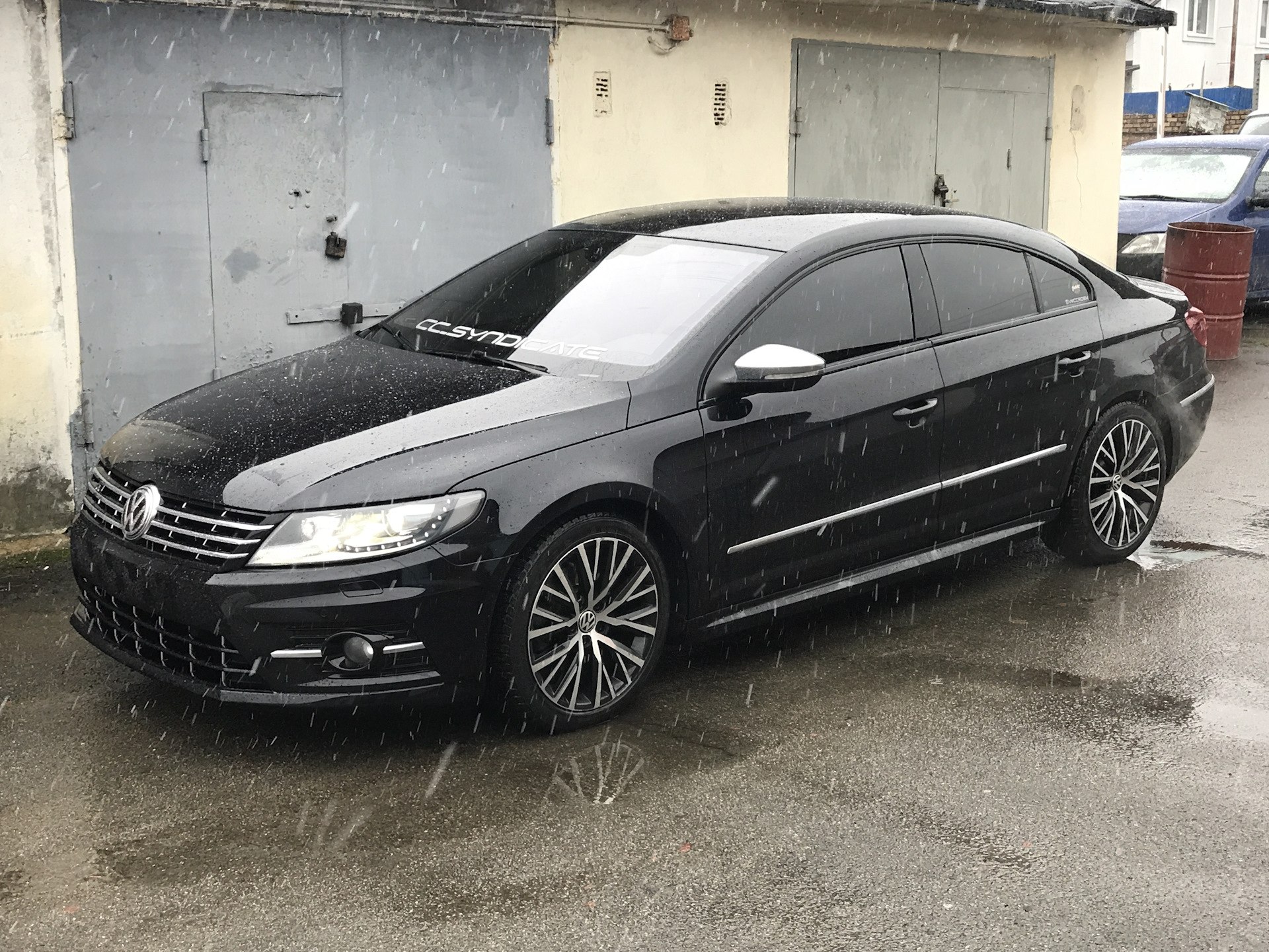 Volkswagen Passat cc черный