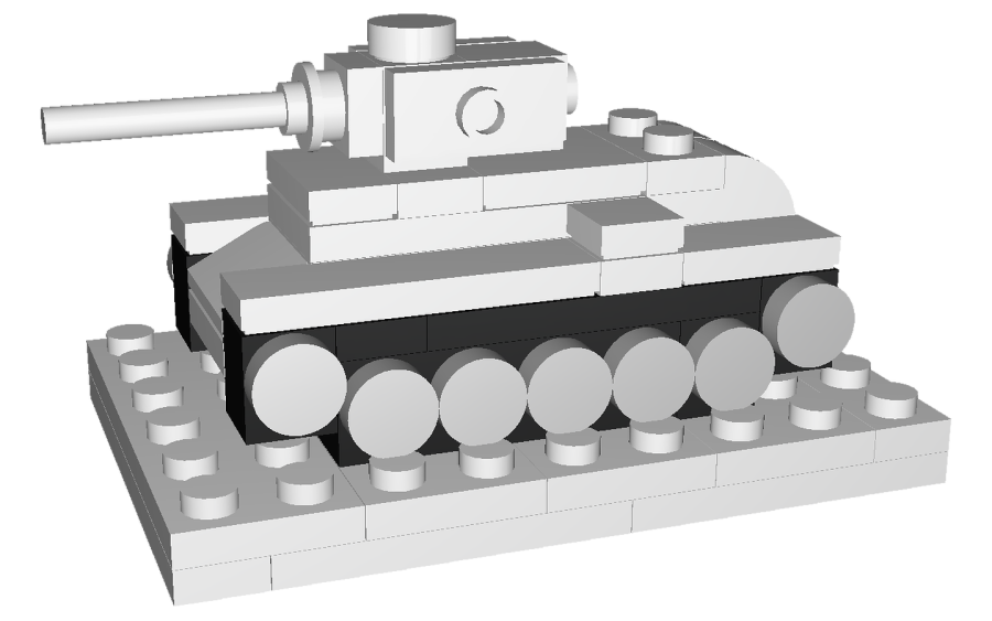 Лего танк кв 44