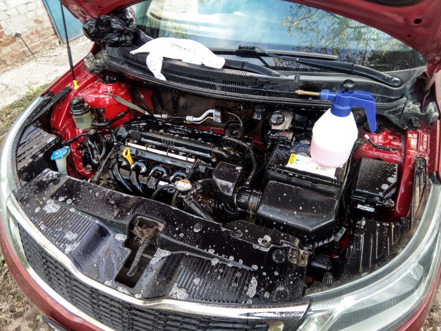 Kia Rio 3 под капотом