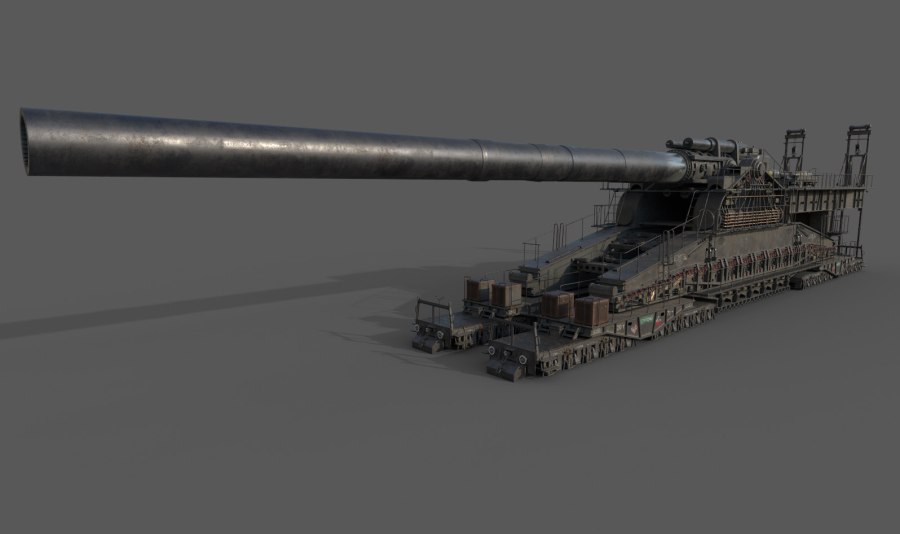 Пушка Густав и Дора 1/35