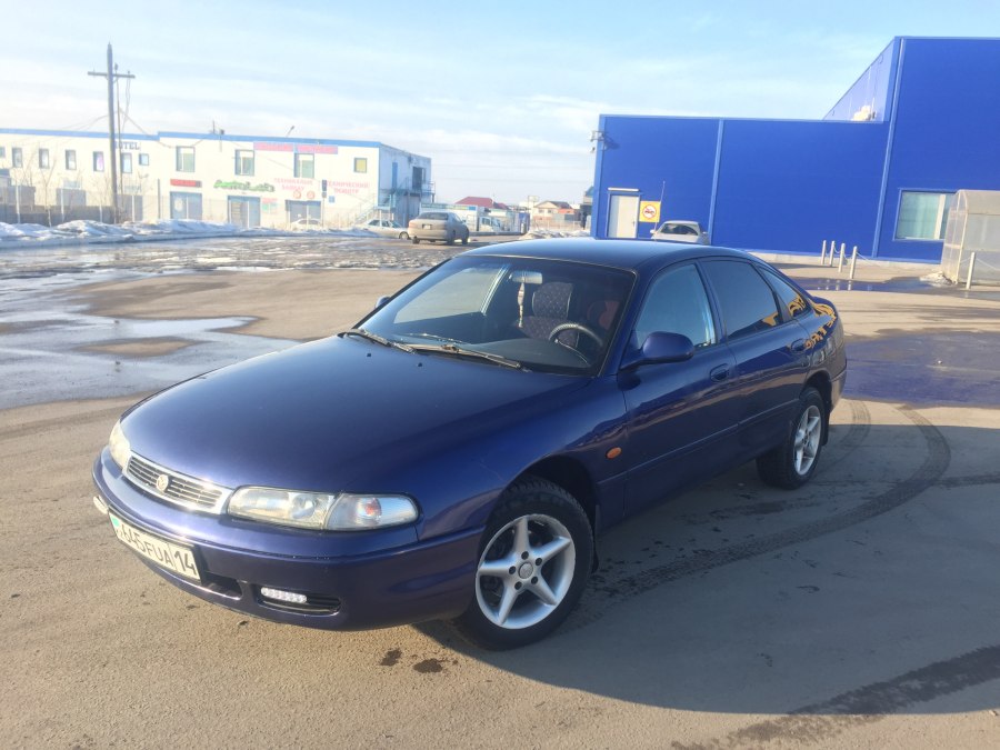 Мазда 626 1993 синий металлик