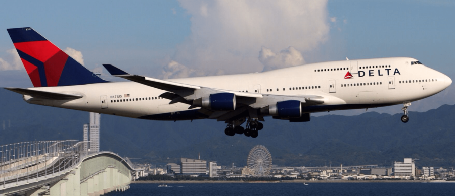 Дельта Airlines Боинг 747