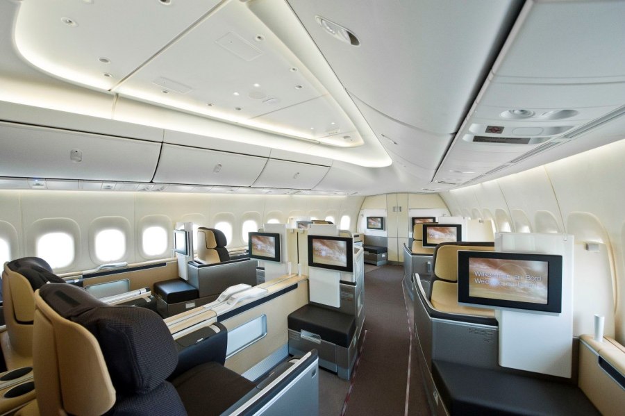 Lufthansa 747 first