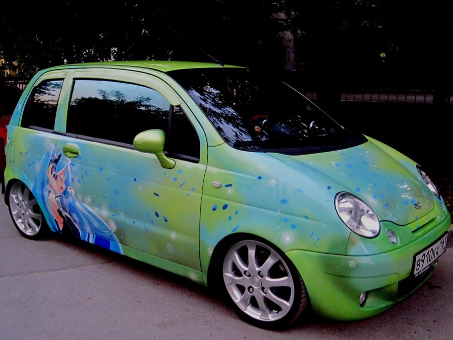 Тюнингованный Daewoo Matiz