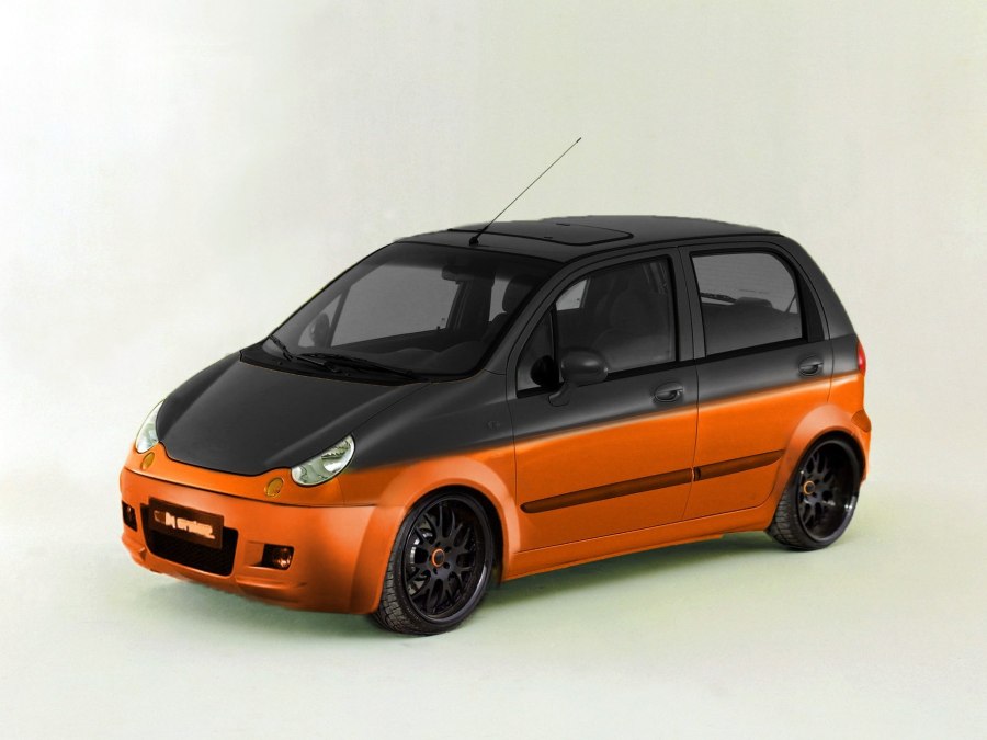 Daewoo Matiz красный