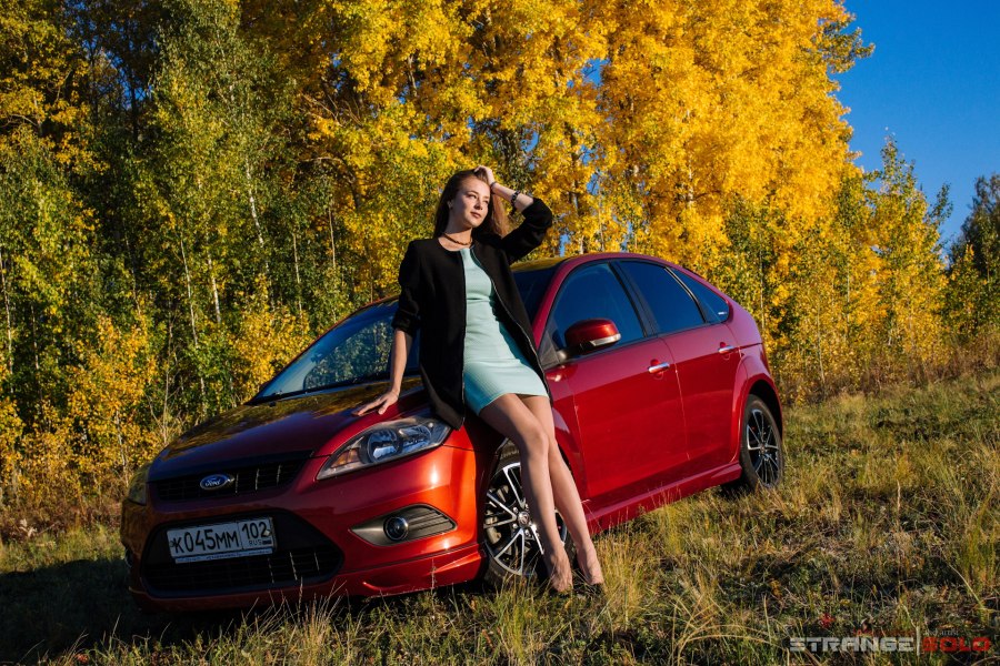 Фотосессия с машиной