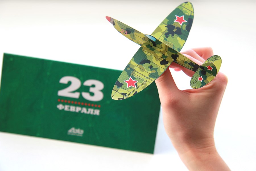 Подарок на 23 февраля самолет