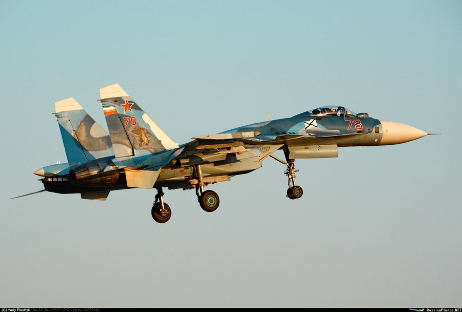Су-33 палубный вооружение