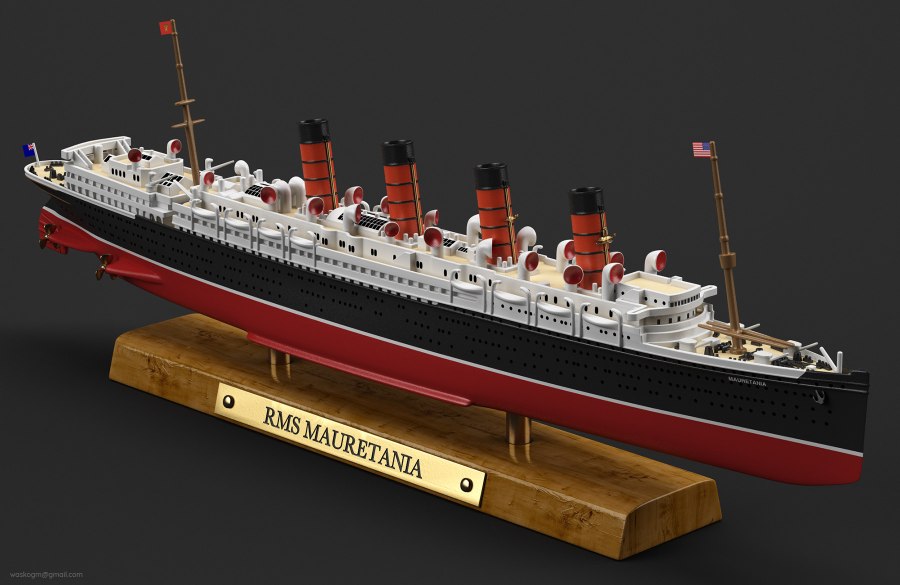 RMS Mauretania модель
