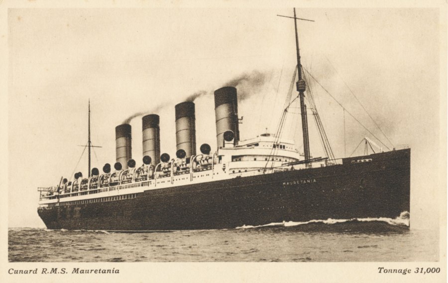 Лайнер Мавритания 1907