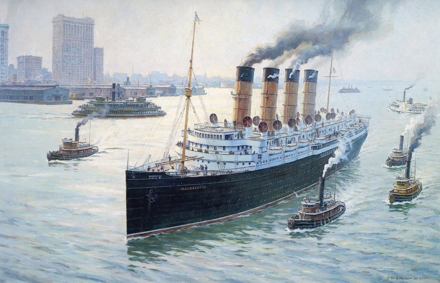 Мавритания судно, 1906