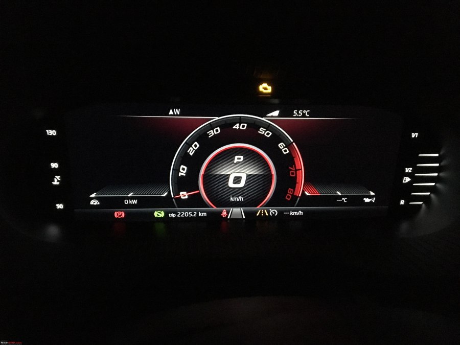 Цифровая комбинация приборов Skoda a8