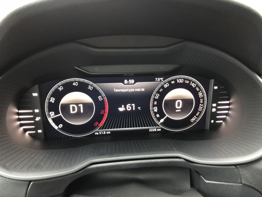 Octavia a7 приборная панель
