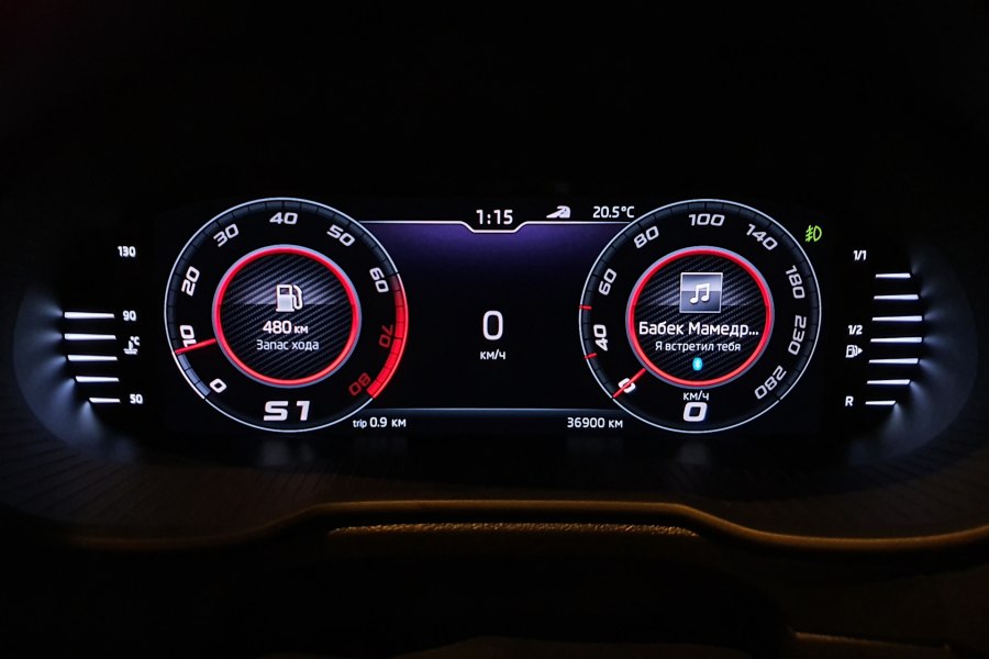 Цифровая панель приборов Octavia a7