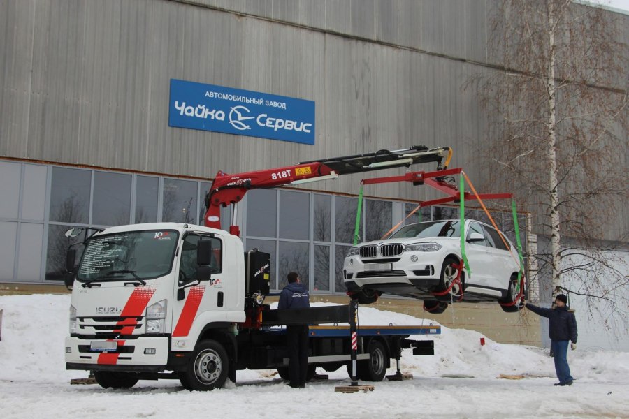 КМУ Чайка-сервис 4784qв на базе Isuzu fsr90