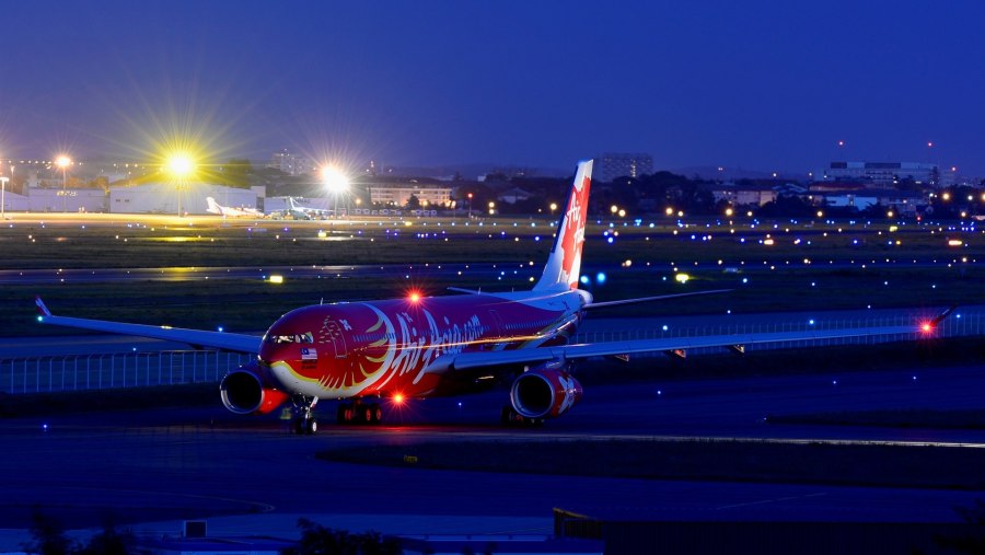 Airbus a330 взлет