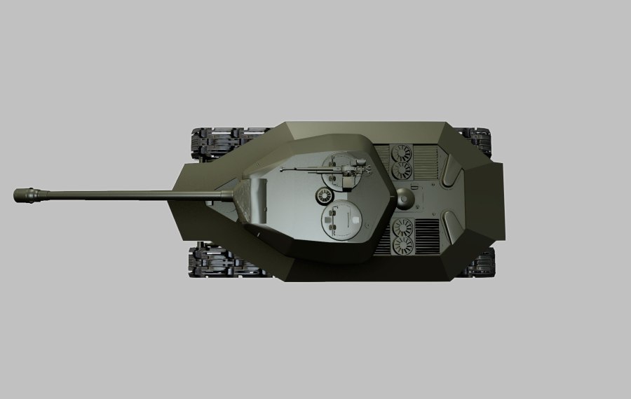 Танк т72 вид сверху