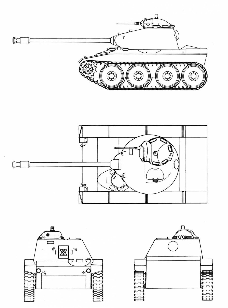 PZ 5 Panther габариты