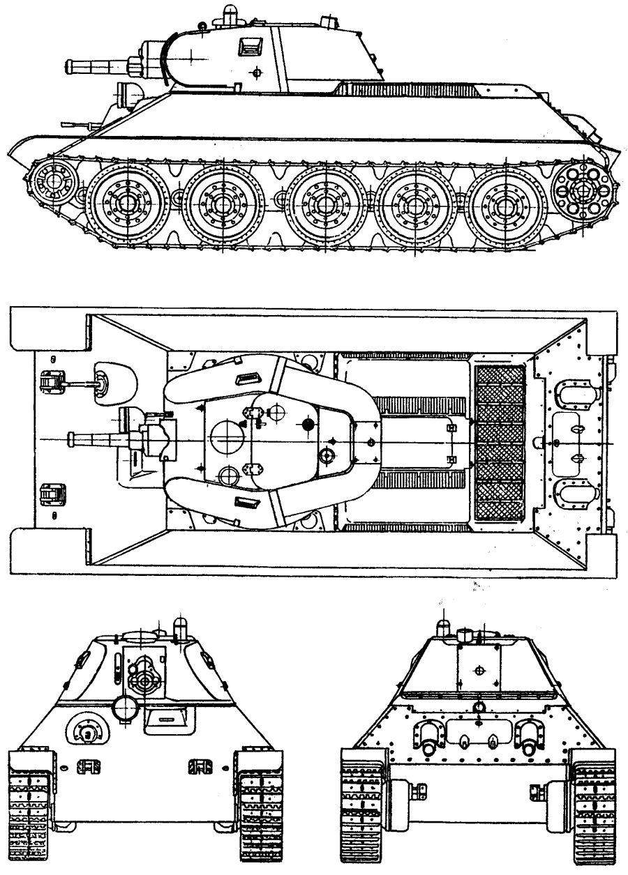 Чертежи танка а 32