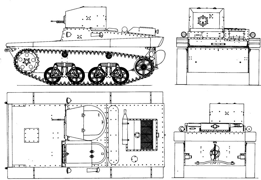 Т 34-85 С пушкой д5т чертеж