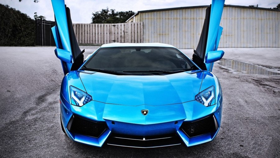 Lamborghini Aventador lp700-4 оранжевый