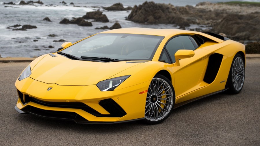 Lamborghini Aventador lp700 чёрный