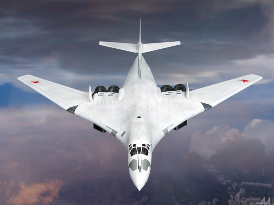 Стратегический сверхзвуковой ракетоносец-бомбардировщик ту-160