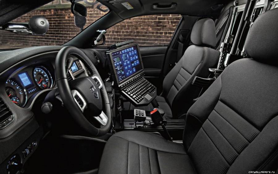 Dodge Charger Police Interceptor Interior