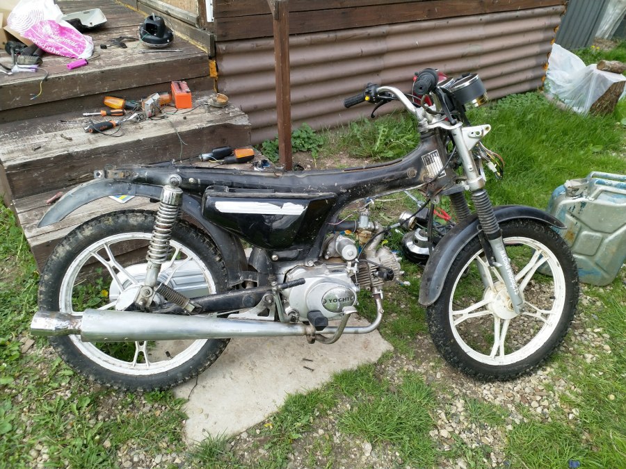 Alpha 110 Custom двигатель