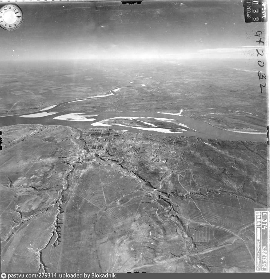 Аэрофотосъемка Сталинграда 1942