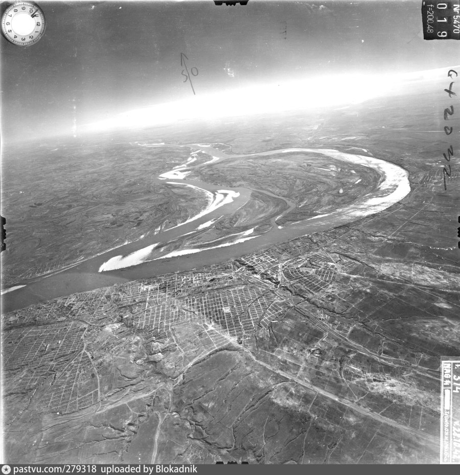 Волгоград Мамаев Курган аэрофотосъемка 1942