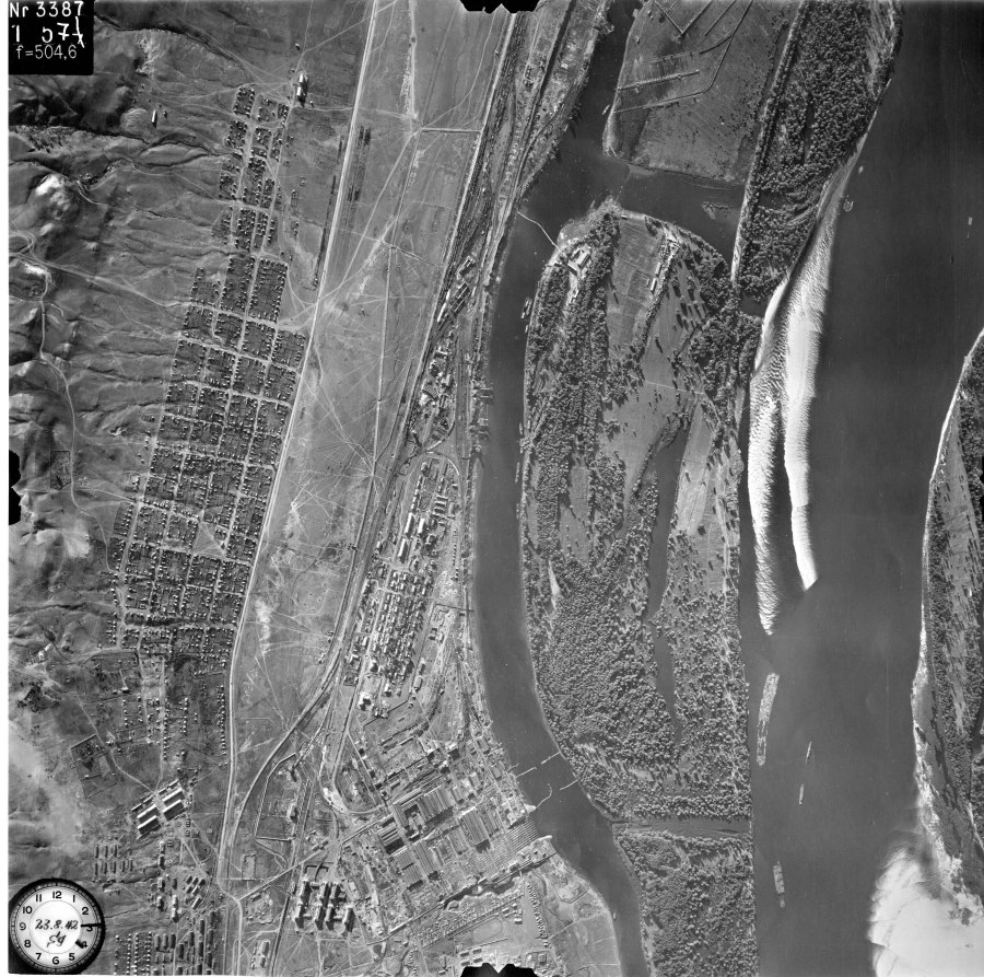 Аэрофотоснимки Сталинград 1942