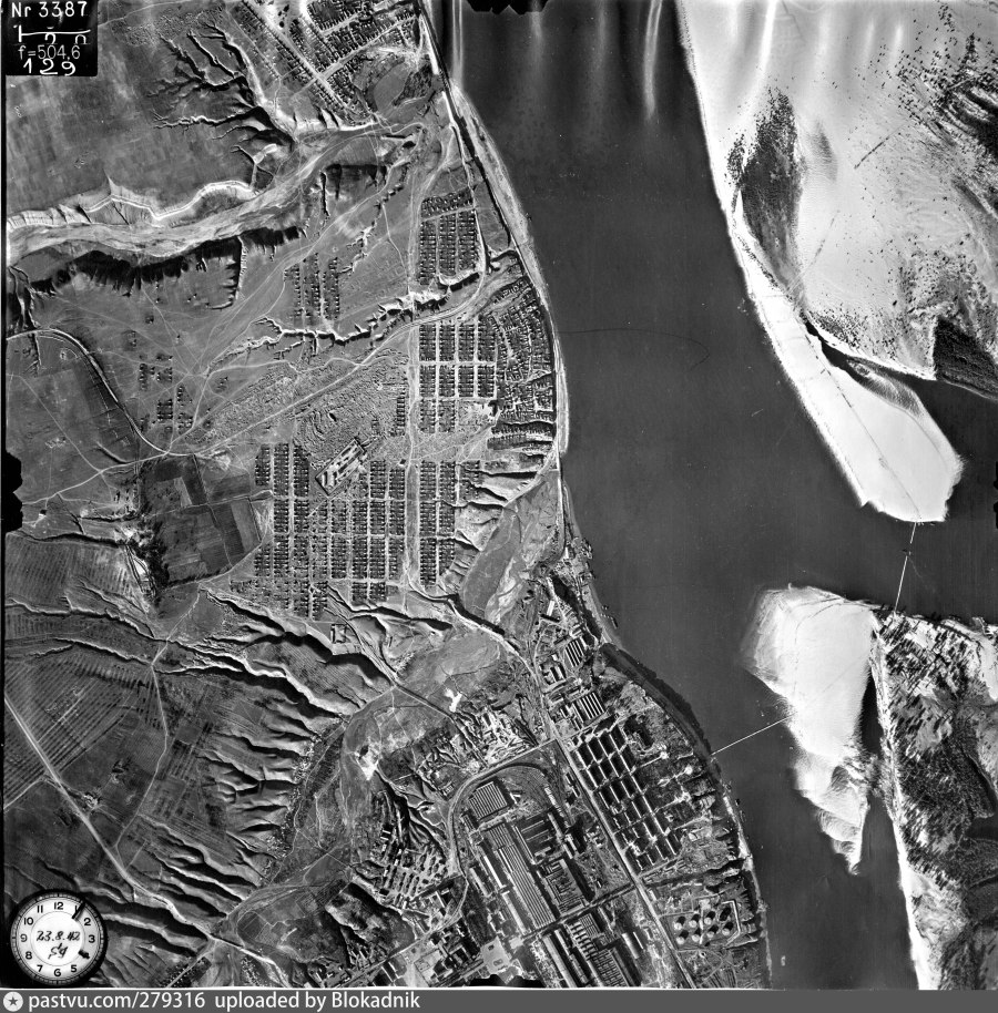 Аэрофотоснимки Сталинград 1942