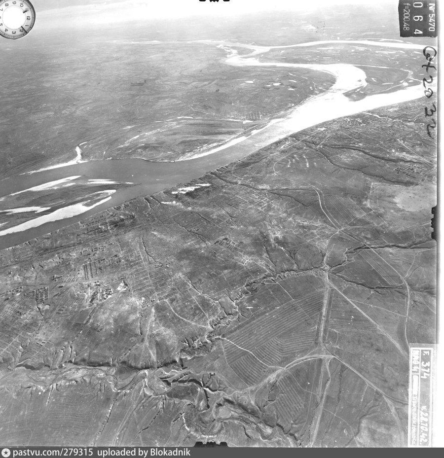 Аэрофотосъемка немецкая Волгоград 1942