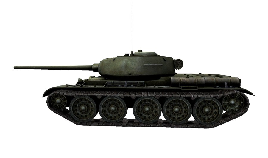 Королевский тигр сбоку