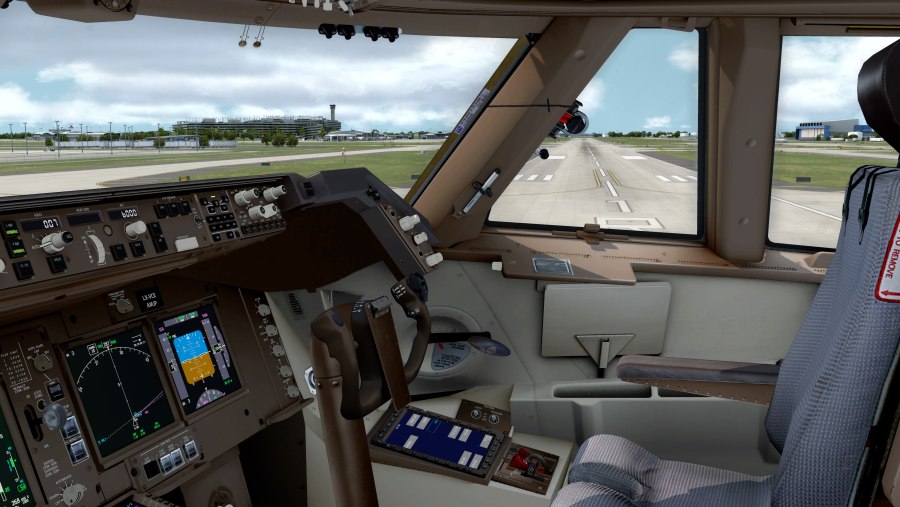 Боинг 747 8f кабина
