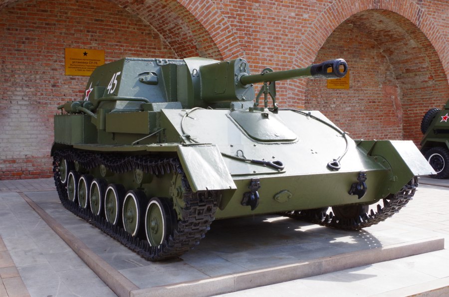 Су-76и верхняя Пышма