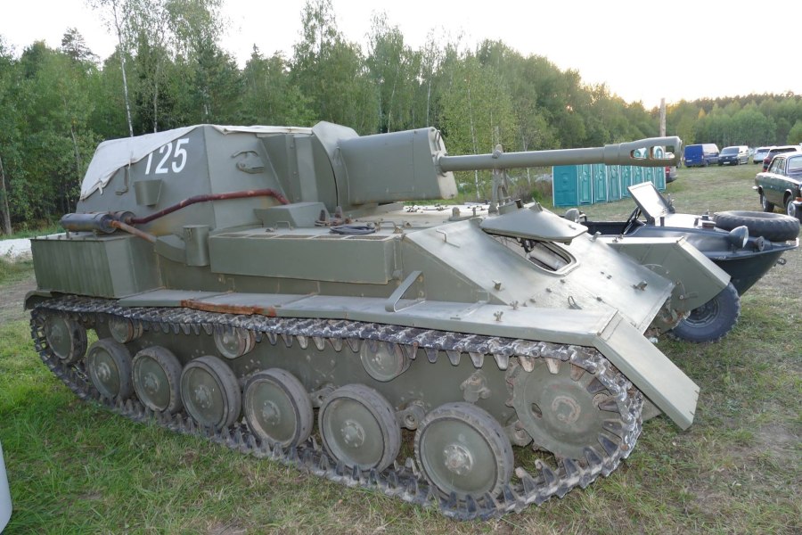Самоходные орудия Су-76