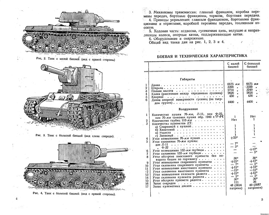 Чертёж танка Су 100