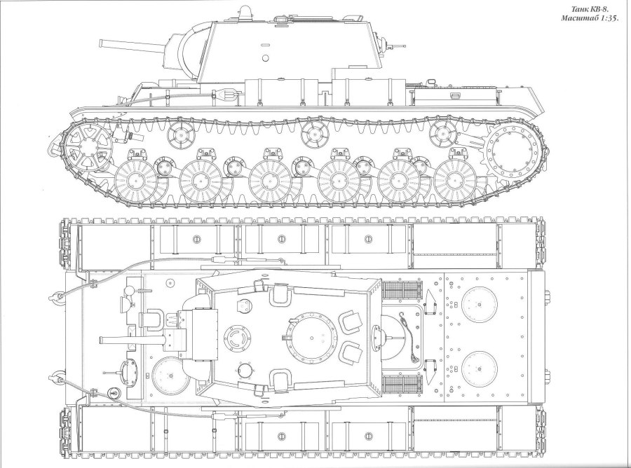 Танк кв-2 чертежи