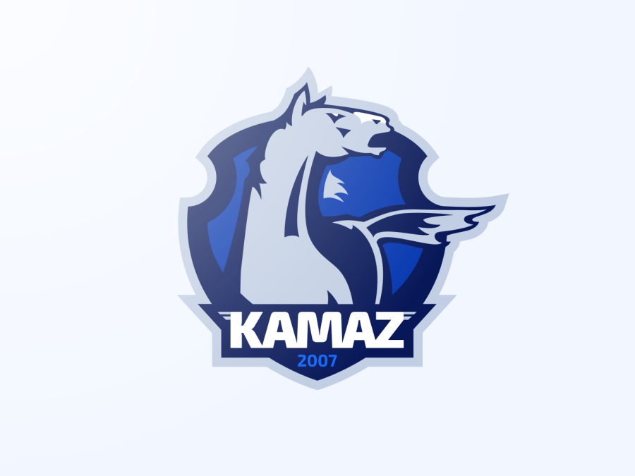Эмблема КАМАЗА лошадь