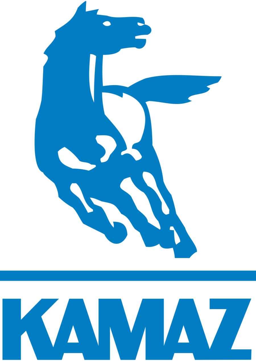 КАМАЗ логотип на прозрачном фоне