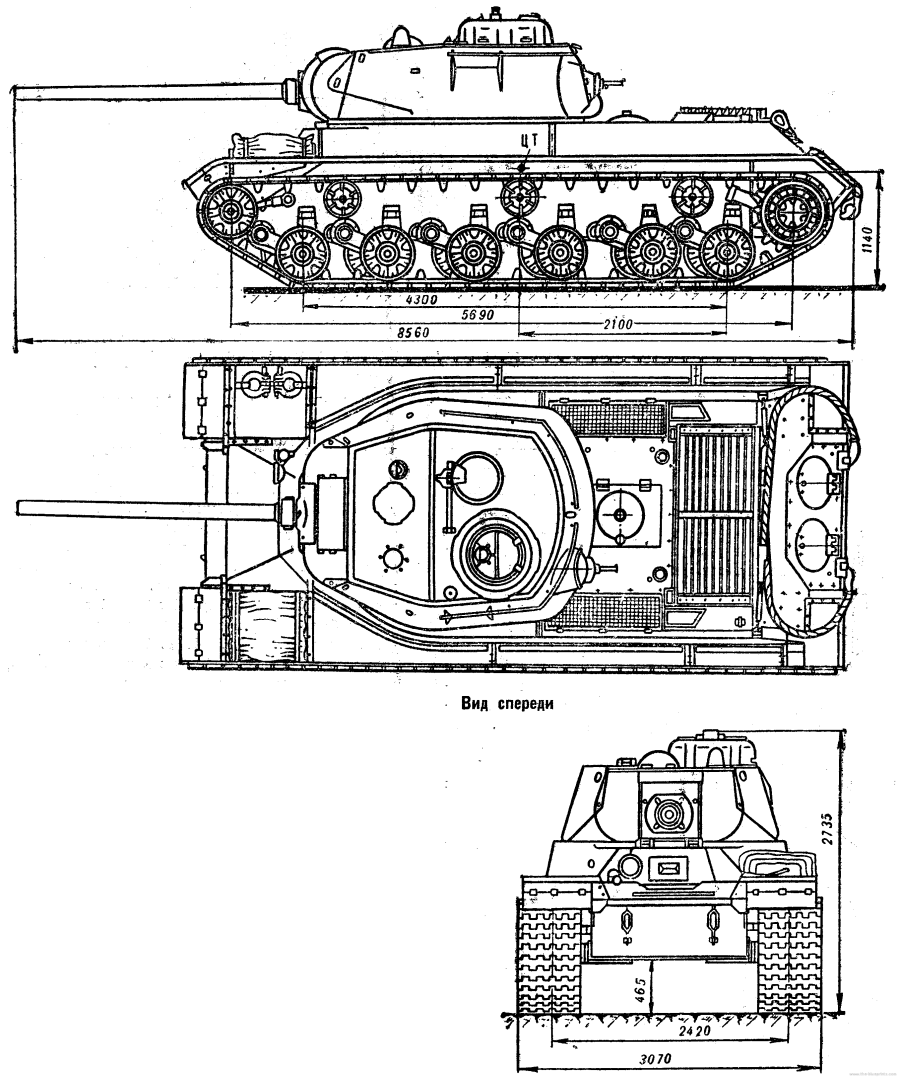 Корпус танка т-55