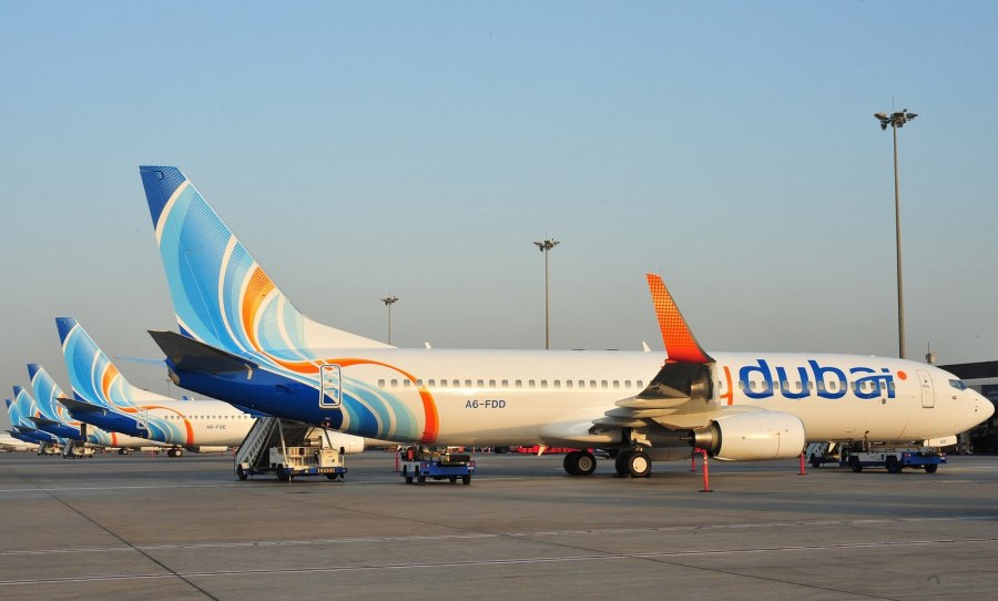 Боинг 737 Флай Дубай салон