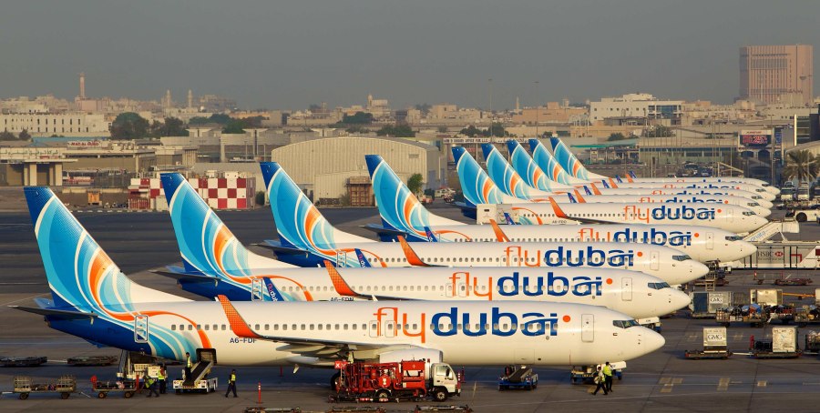 ОАЭ самолет flydubai