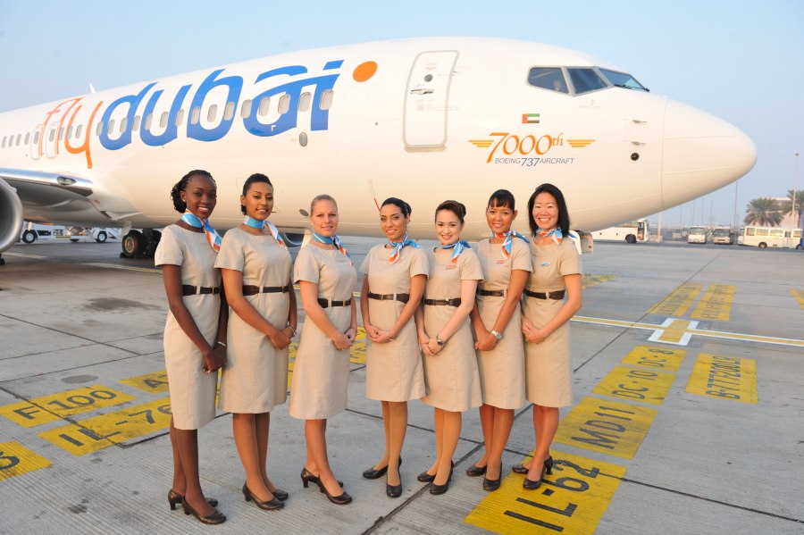 Самолет Боинг 737 flydubai