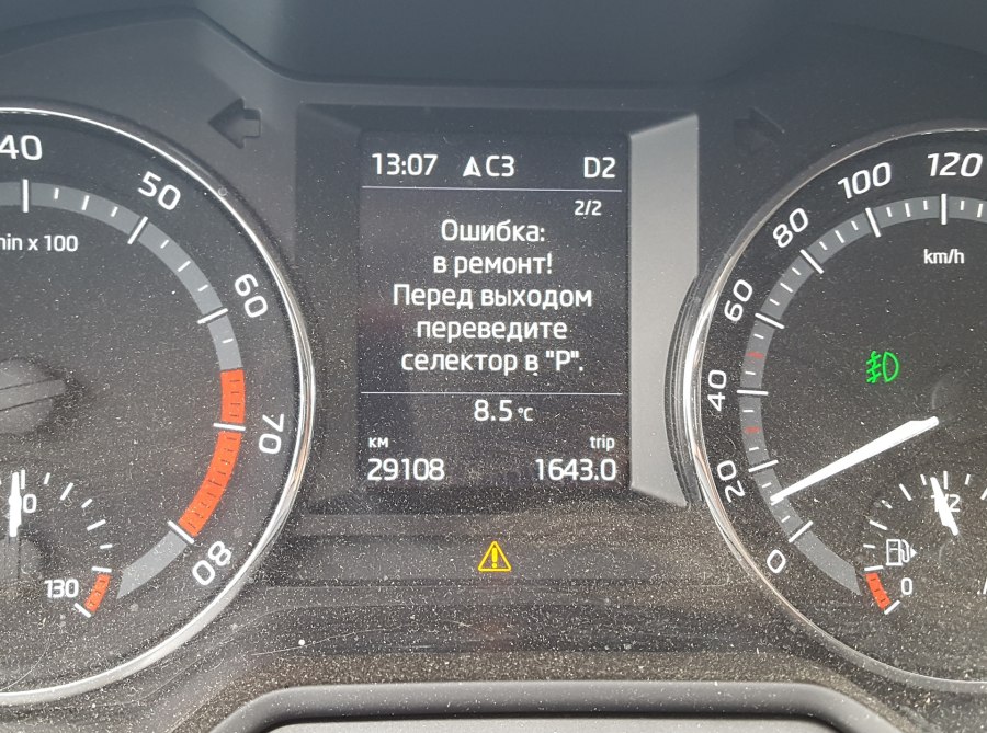 Октавия приборка RS