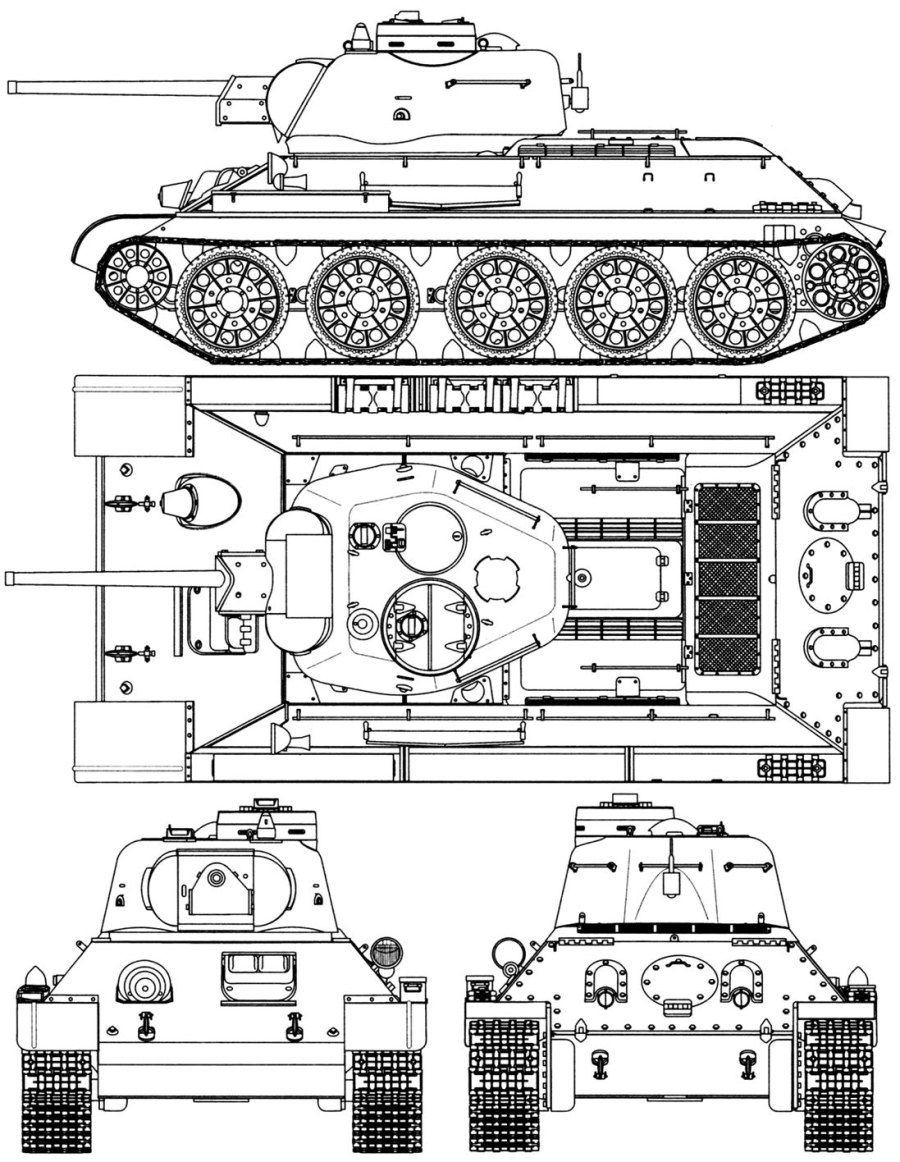 Су-85 Размеры