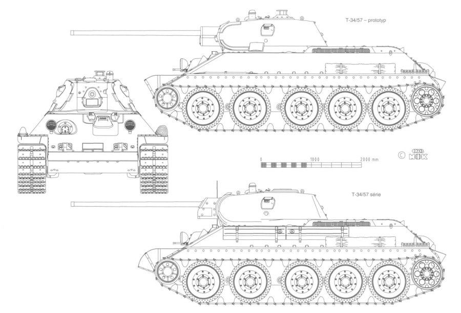 Т-34-76 чертежи